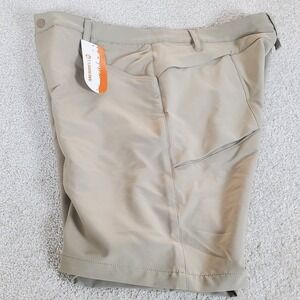 Merrell Men's Shorts Size 34 Tan NWTGS Back Pockets Zip